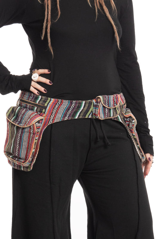 Hippy Canvas Festival Pocket Belt
