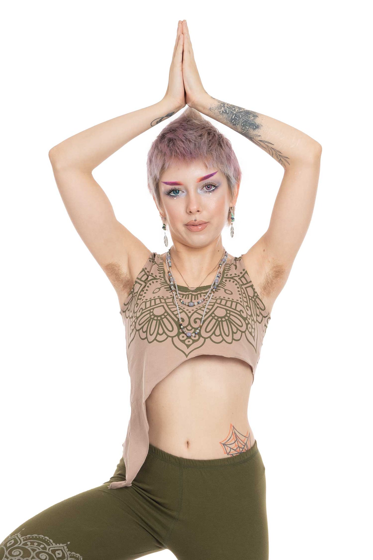 Organic Cotton Yoga Crop Top