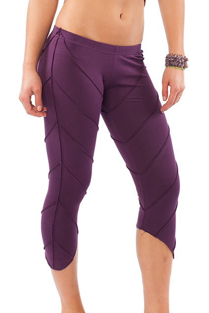 Organic Cotton Cropped Yoga Pixie Leggings