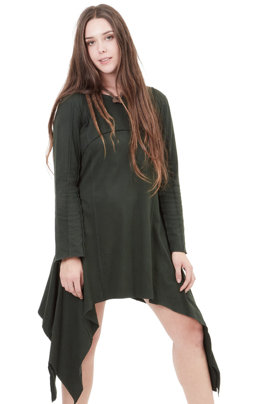 Long Sleeve Pixie Dress - Equinox Dress (WDR5241) by Altshop UK