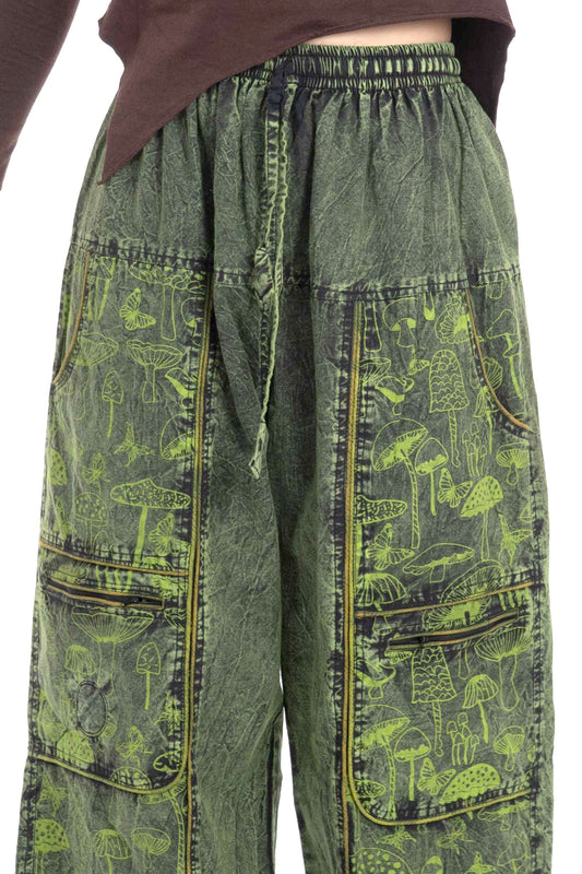 Unisex Hippy Mushroom Trousers
