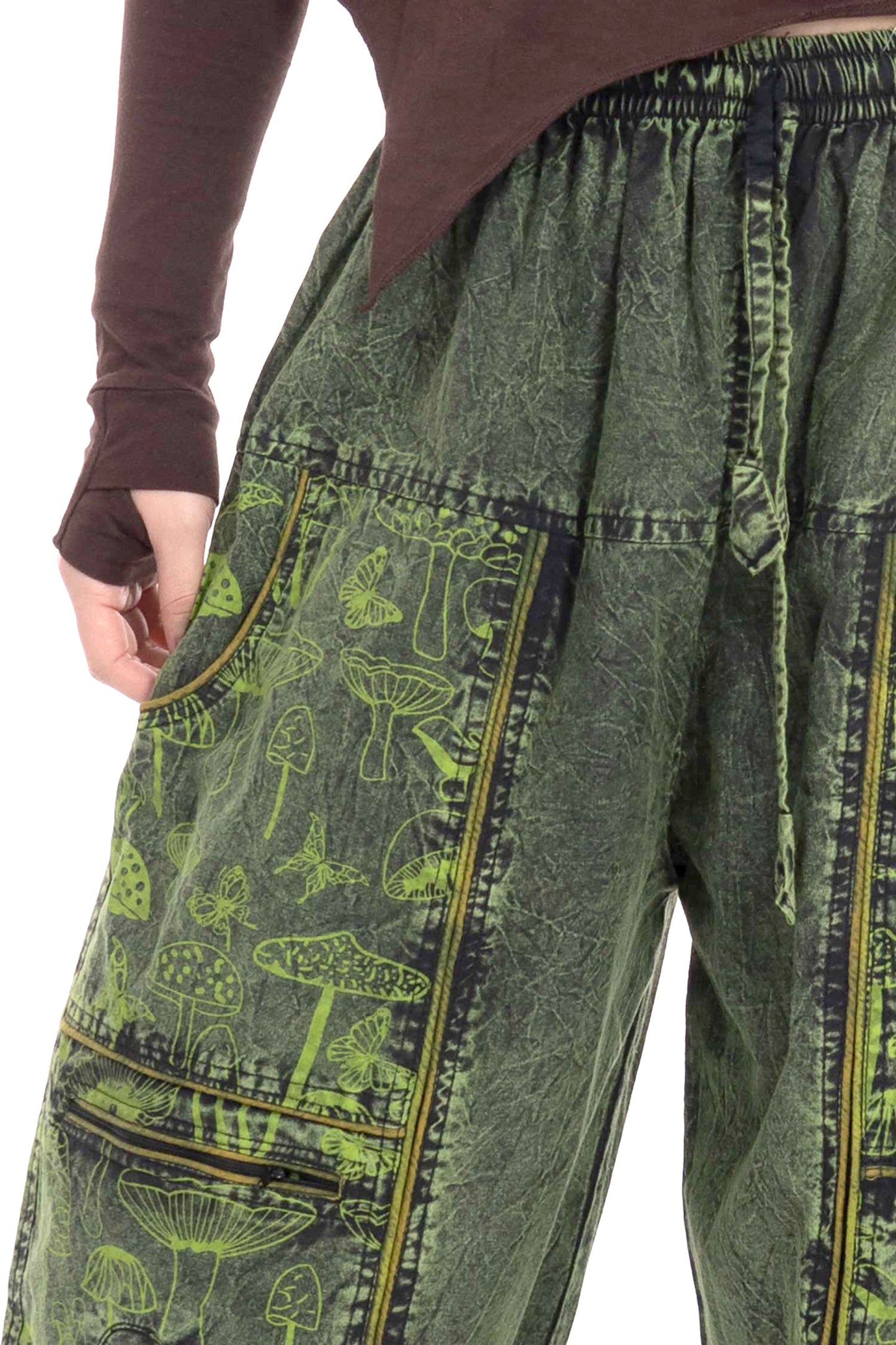 Unisex Hippy Mushroom Trousers
