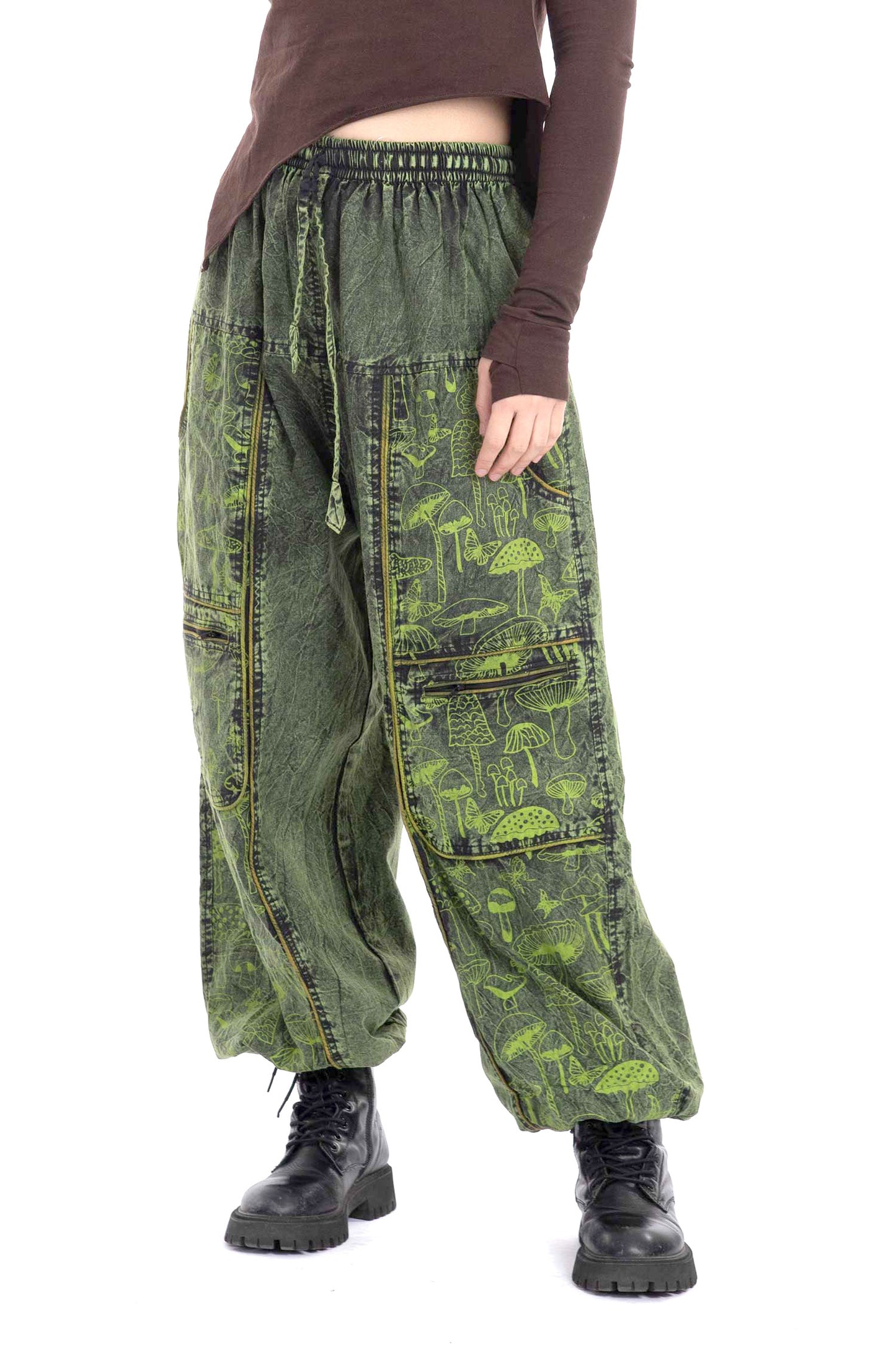 Unisex Hippy Mushroom Trousers
