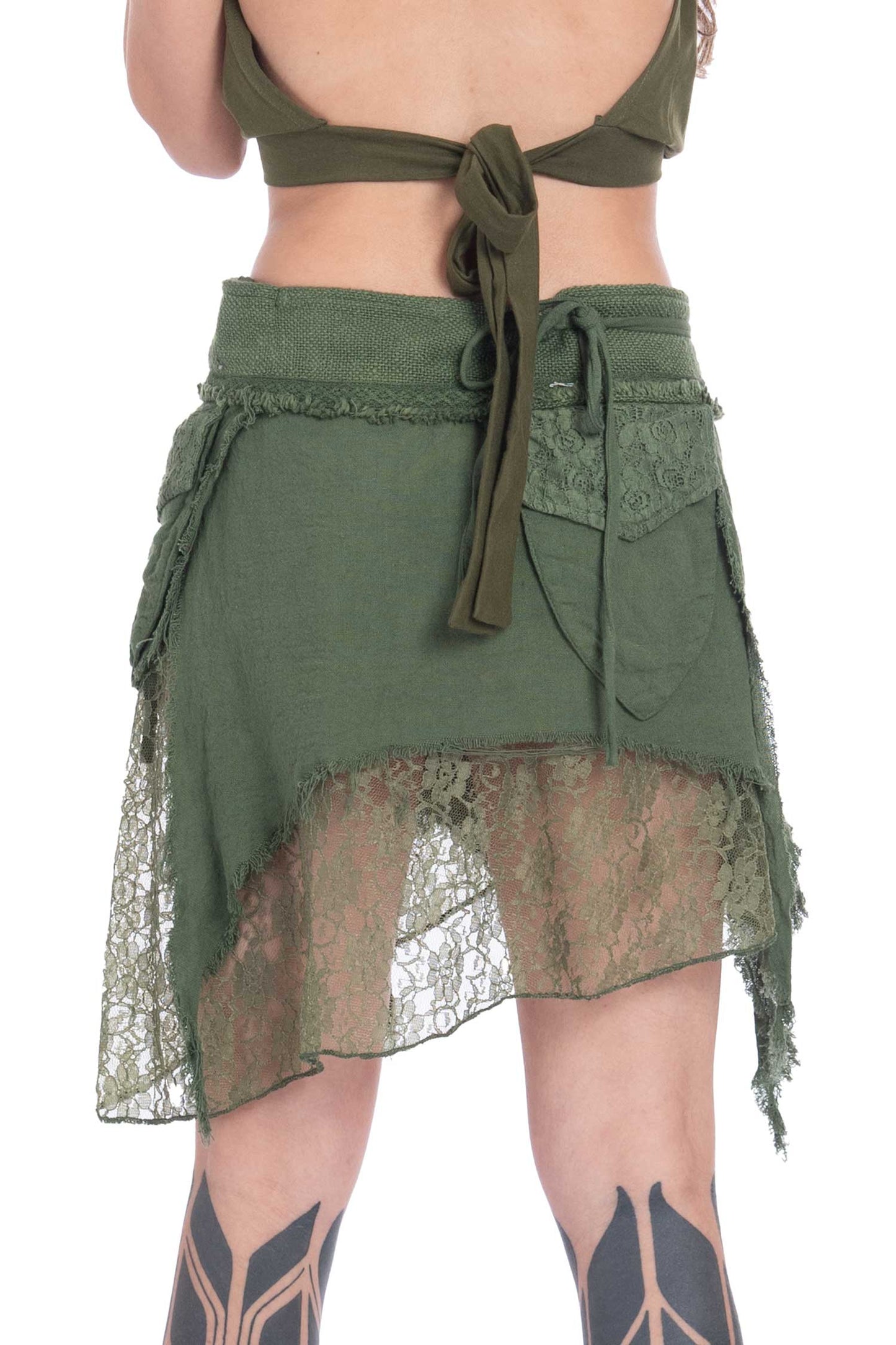 Layered Pocket Pixie Skirt