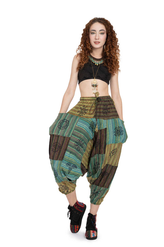 Patchwork Afghani Pants