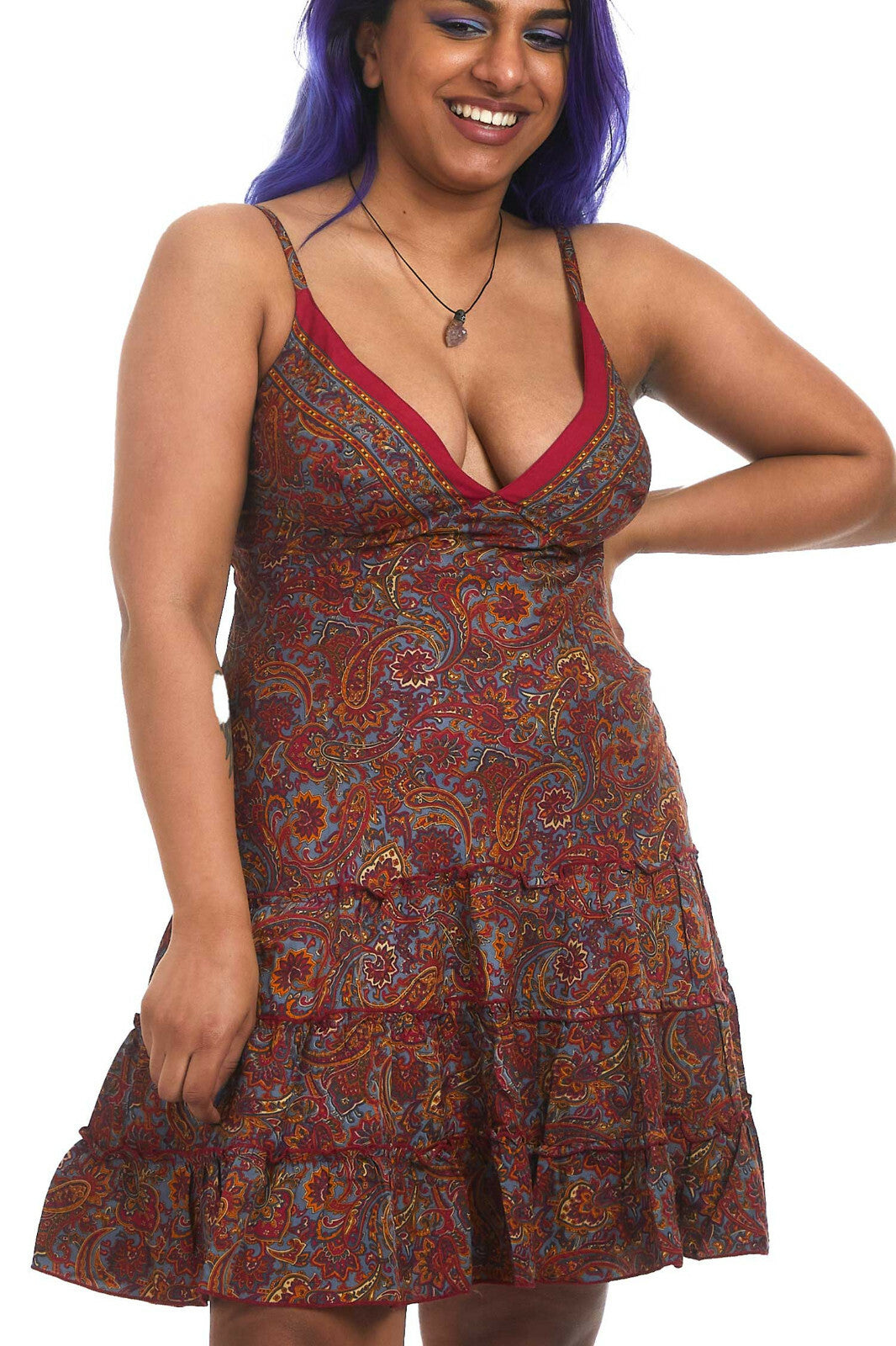 Strappy Summer Bohemian Babydoll Sun Dress