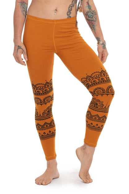 Mandala Print Leggings - Mandala Leggings (ROKMNLG) by Altshop UK