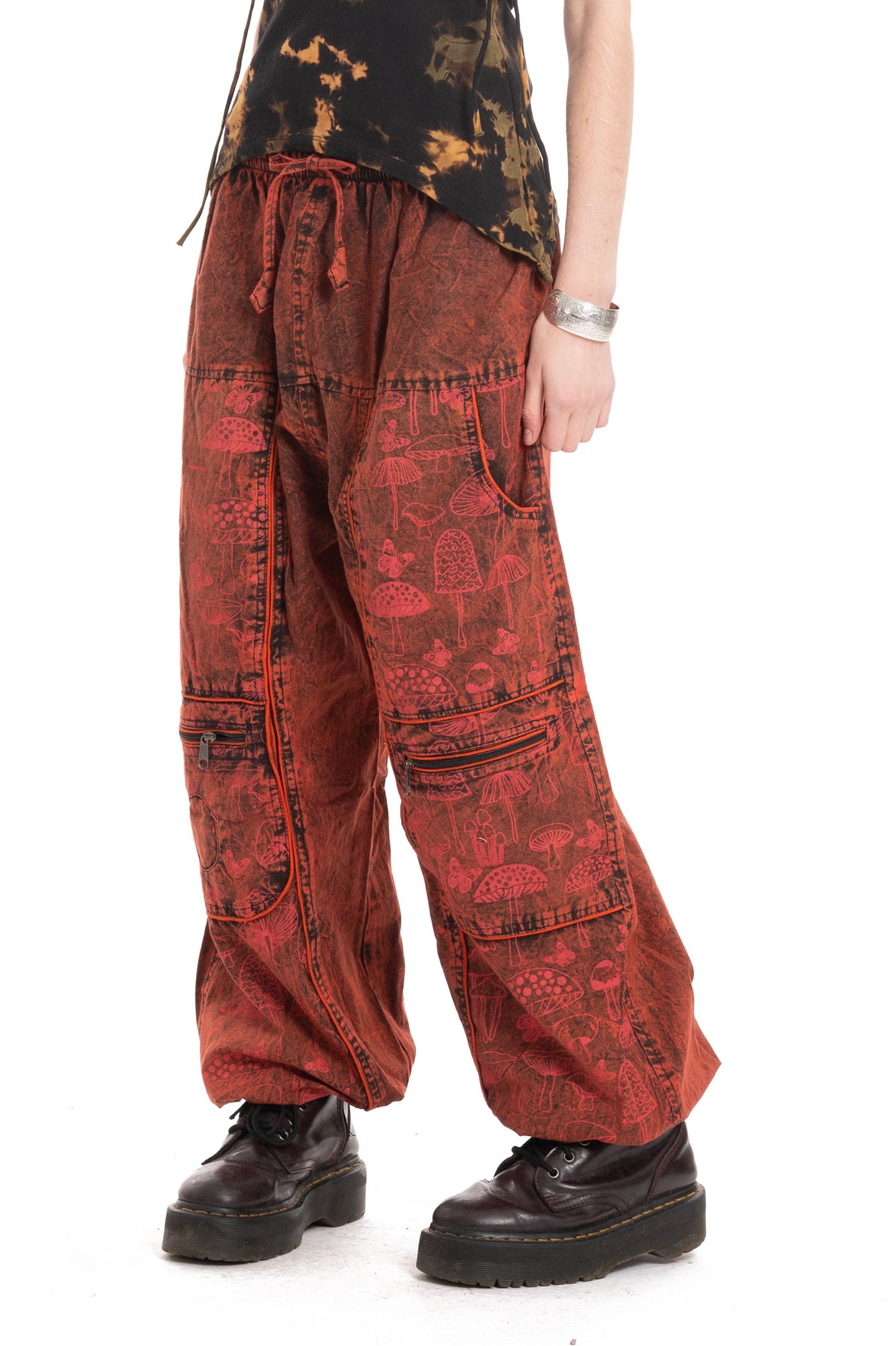 Unisex Hippy Mushroom Trousers