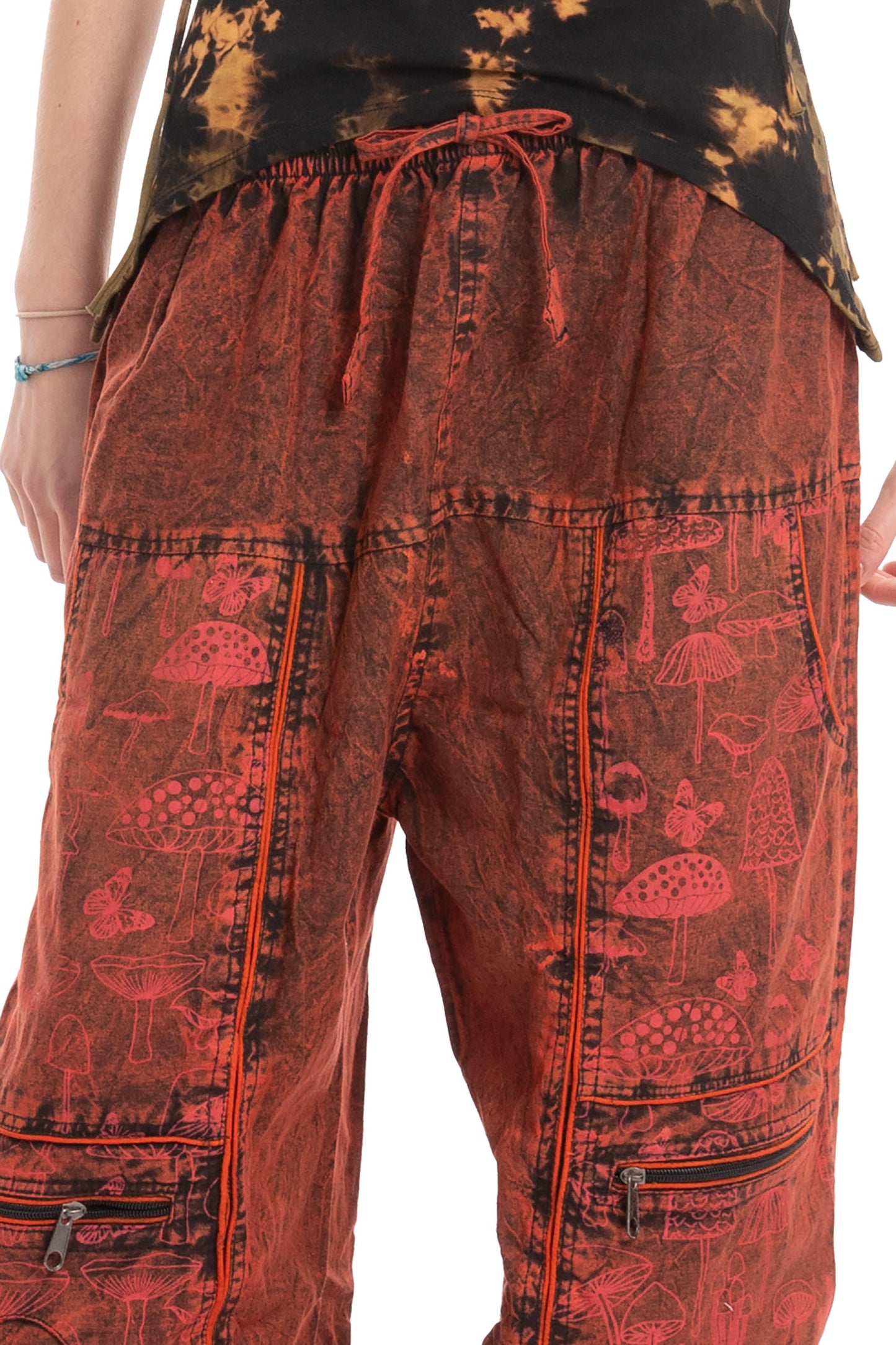 Unisex Hippy Mushroom Trousers