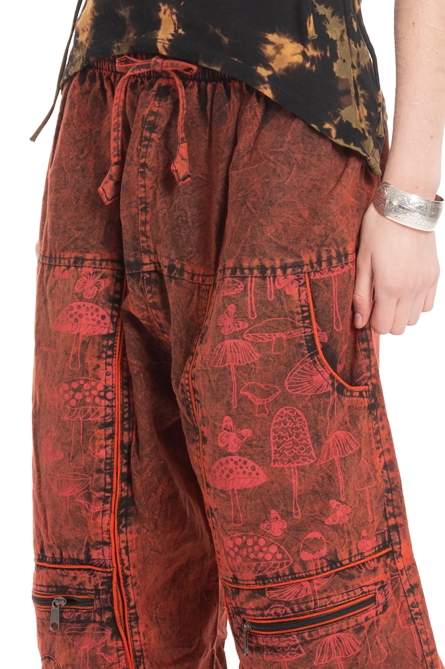 Unisex Hippy Mushroom Trousers