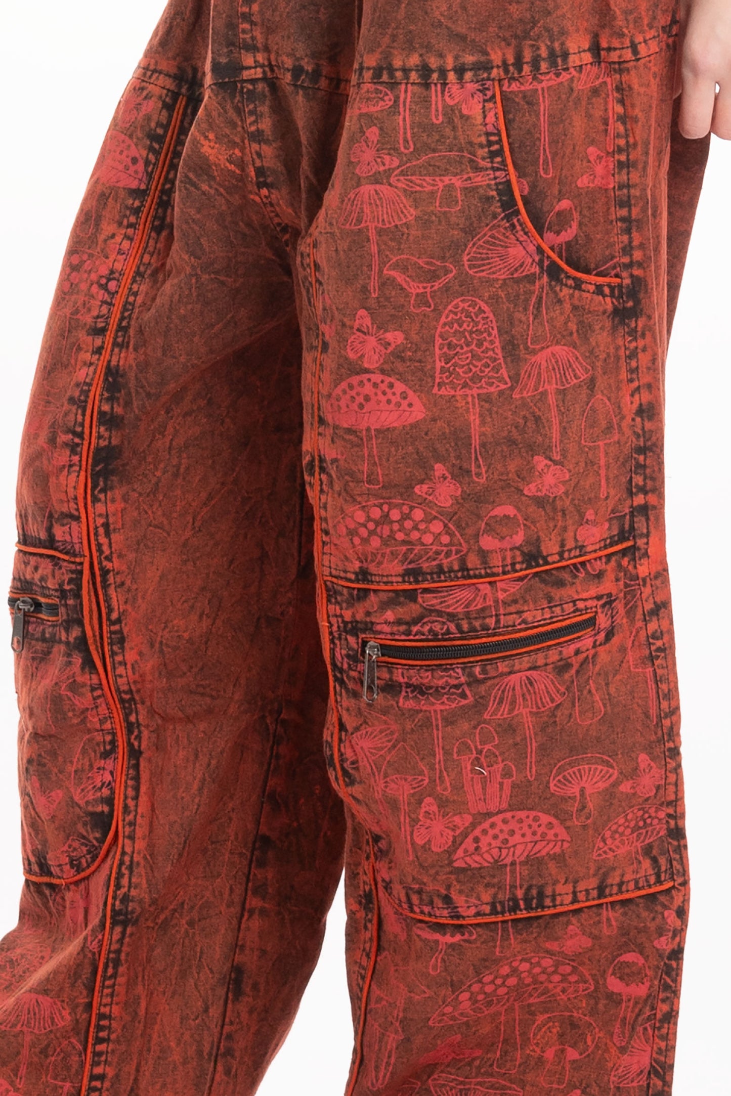 Unisex Hippy Mushroom Trousers