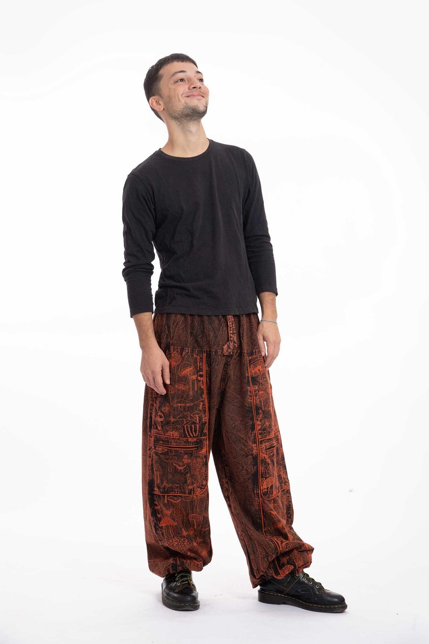 Unisex Hippy Mushroom Trousers