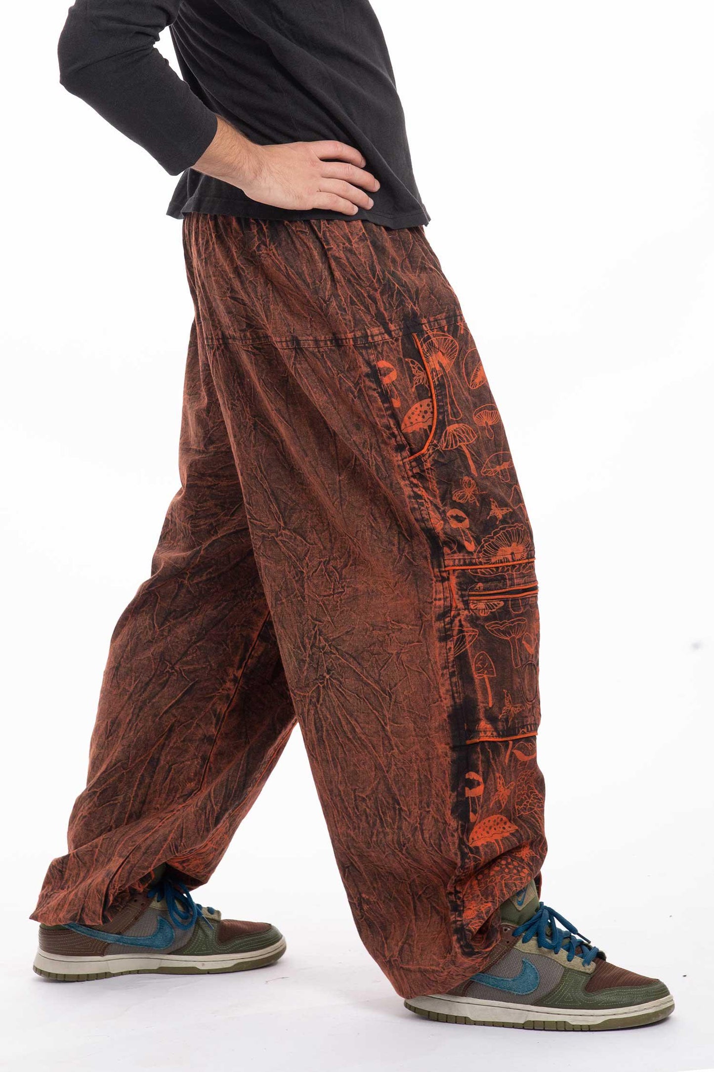 Unisex Hippy Mushroom Trousers
