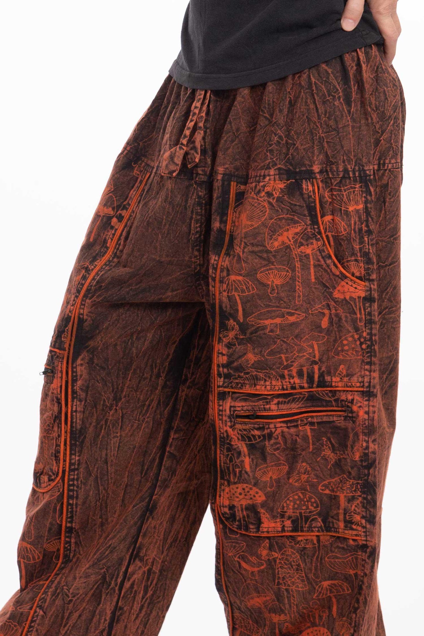Unisex Hippy Mushroom Trousers