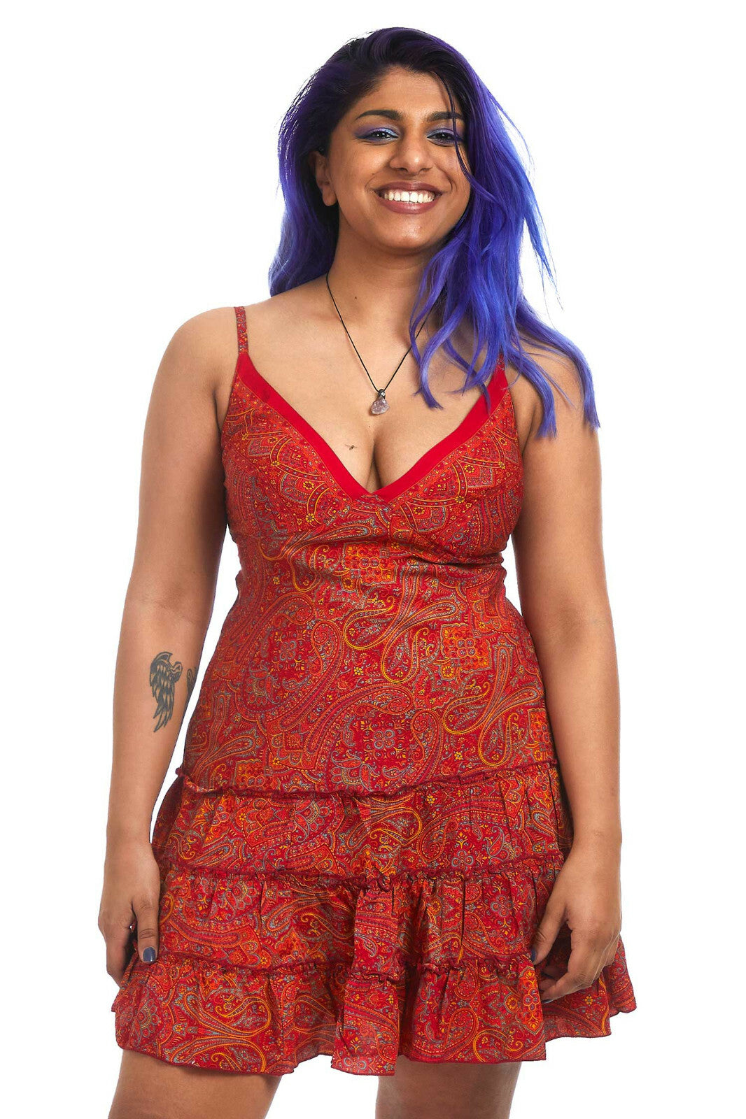 Strappy Summer Bohemian Babydoll Sun Dress