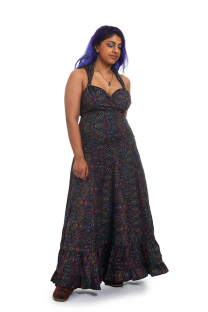 Bohemian Hippy Long Maxi Summer Dress - Onani Dress (MENDM41) by Altshop UK