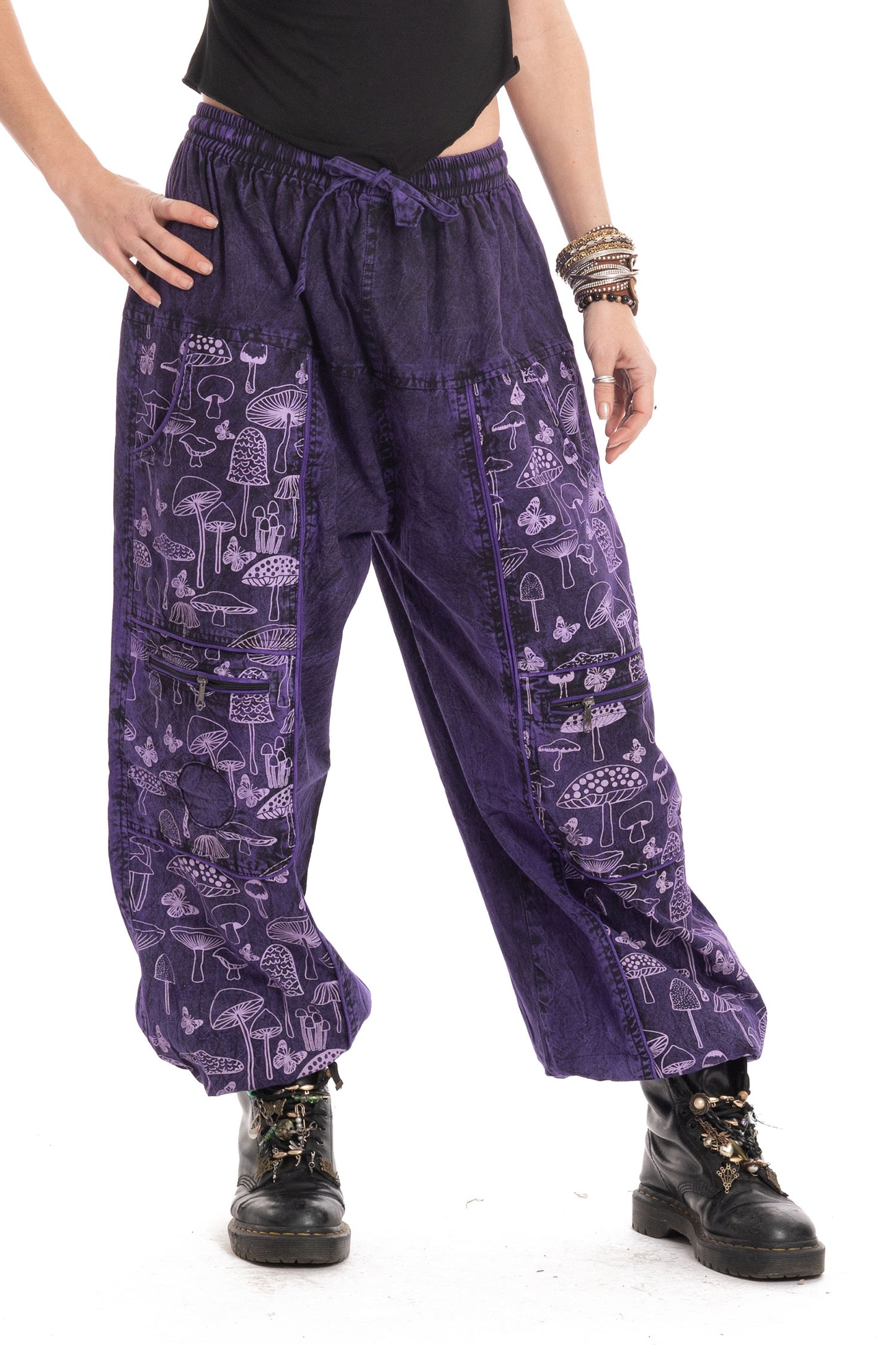 Unisex Hippy Mushroom Trousers