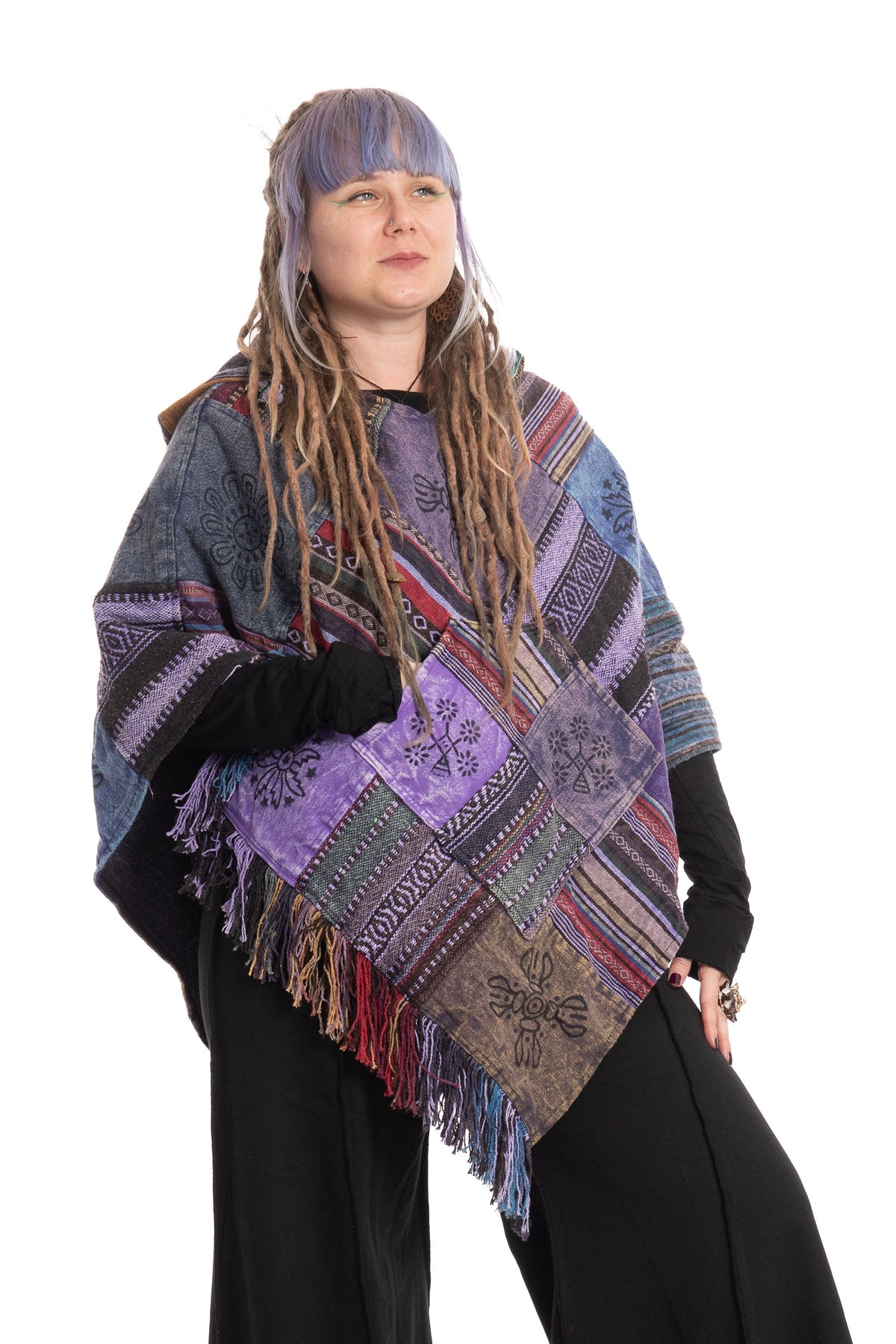 Hippie Patchwork Poncho