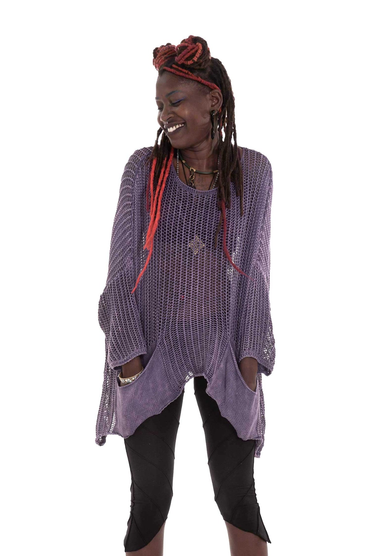 Leichter Oversize Strickpullover