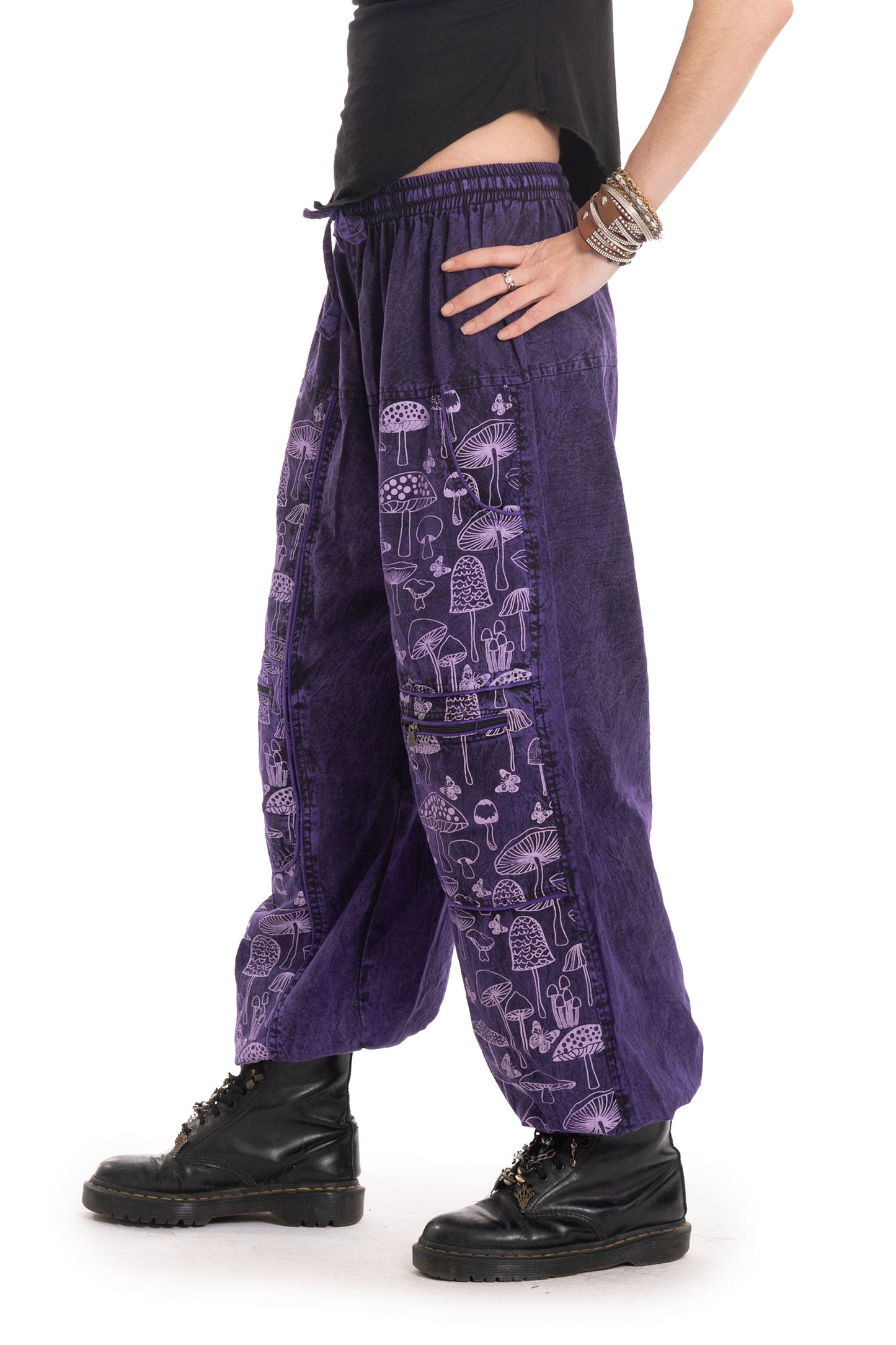 Unisex Hippy Mushroom Trousers