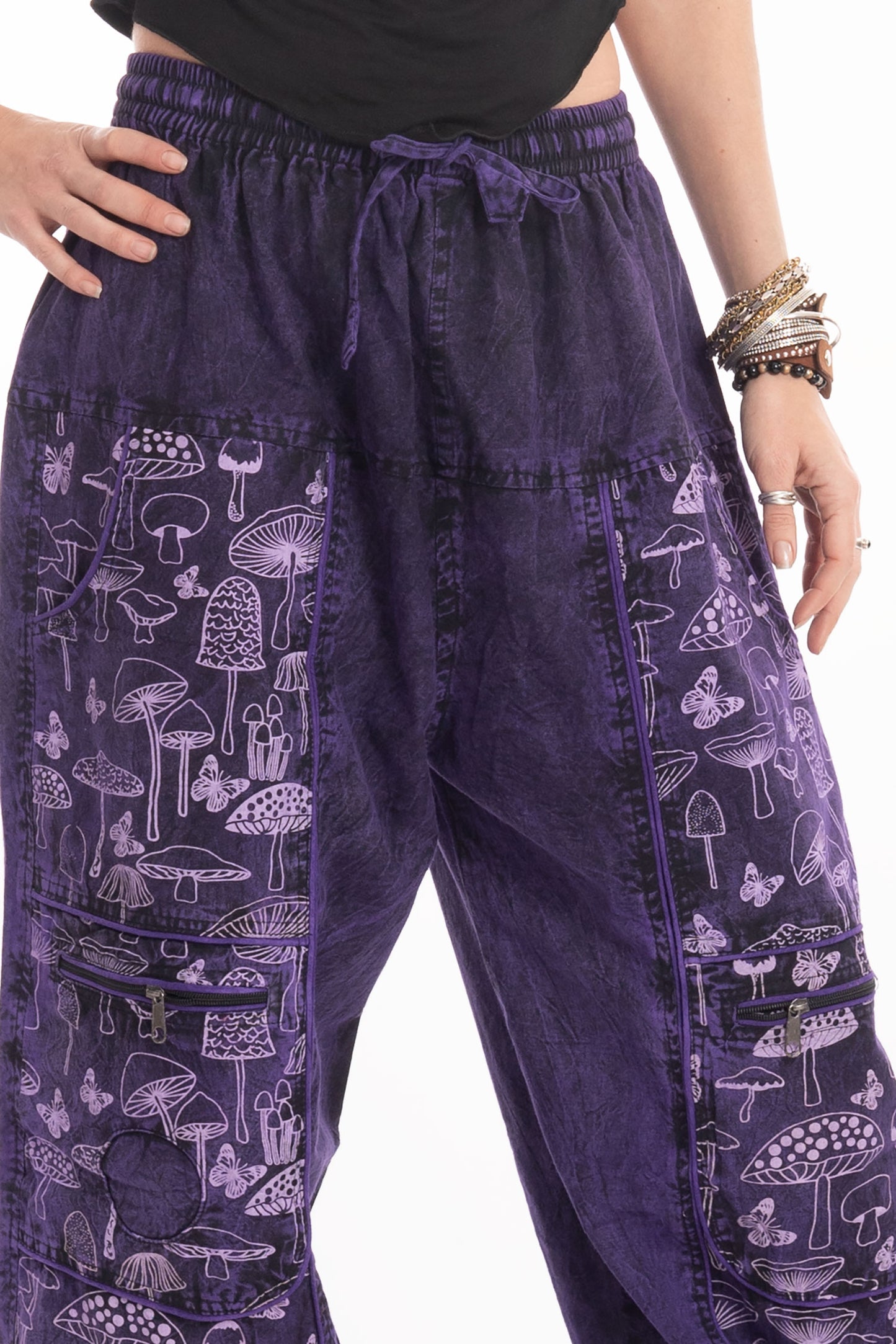 Unisex Hippy Mushroom Trousers