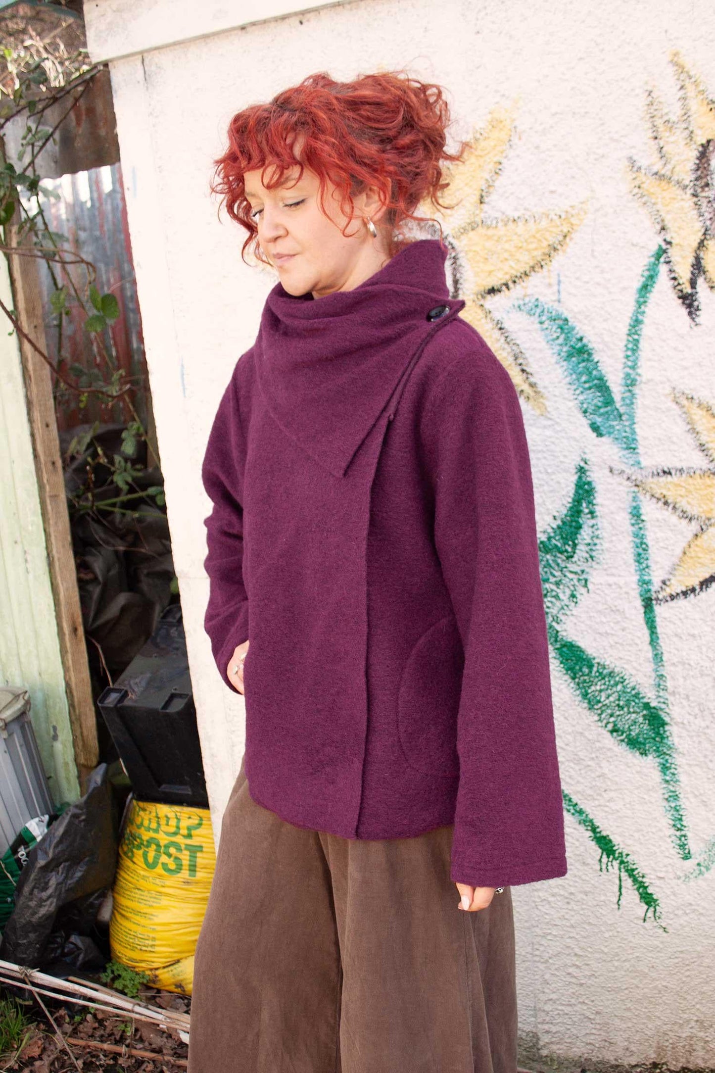 Recycled Fibres Springtime Hippie Coat