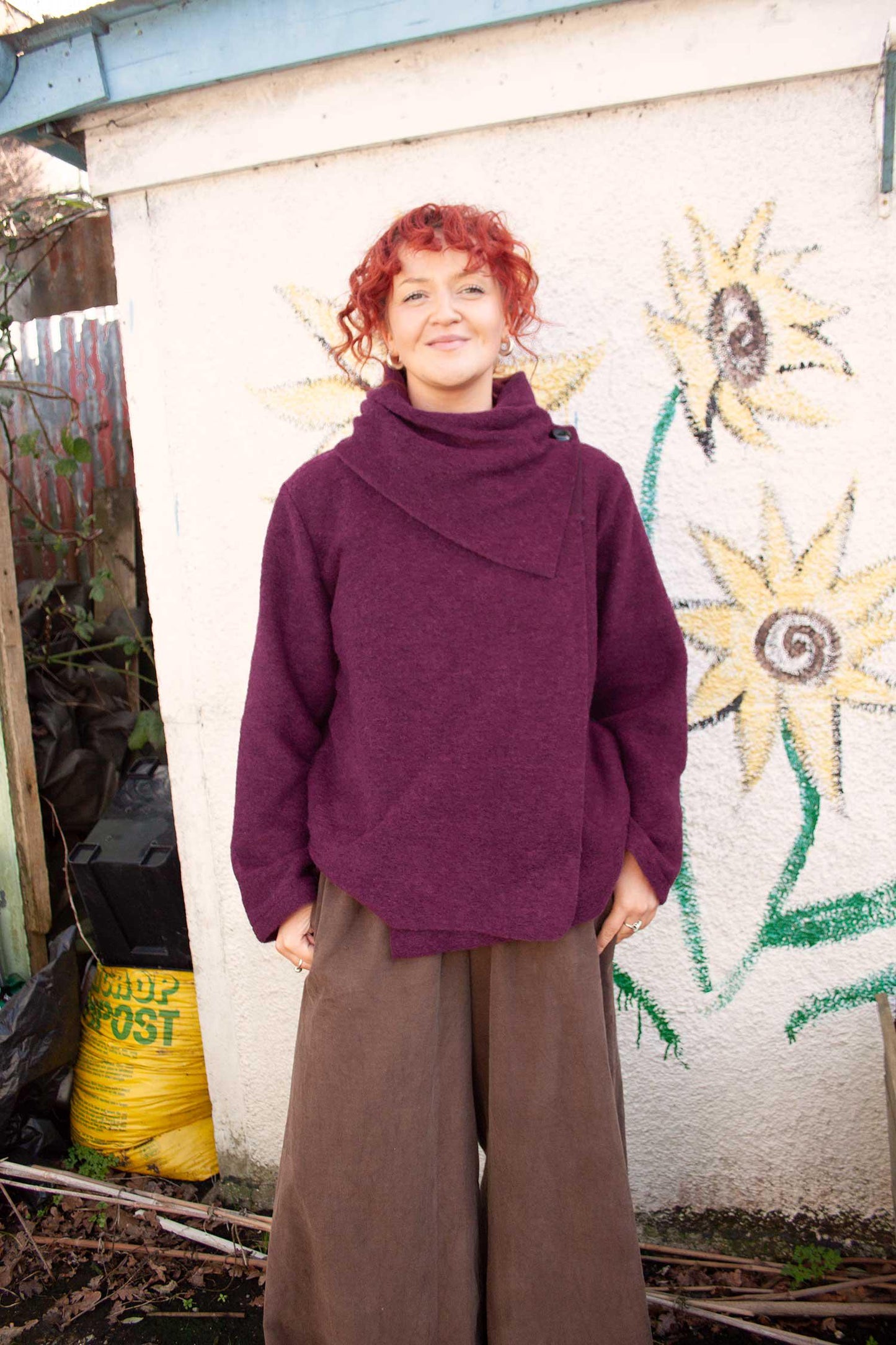 Recycled Fibres Springtime Hippie Coat