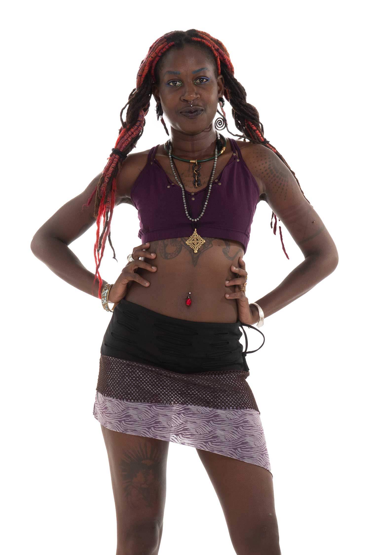 Asymmetrical Psy Layer Skirt - Layer Mini Skirt (DEVLMINI) by Altshop UK