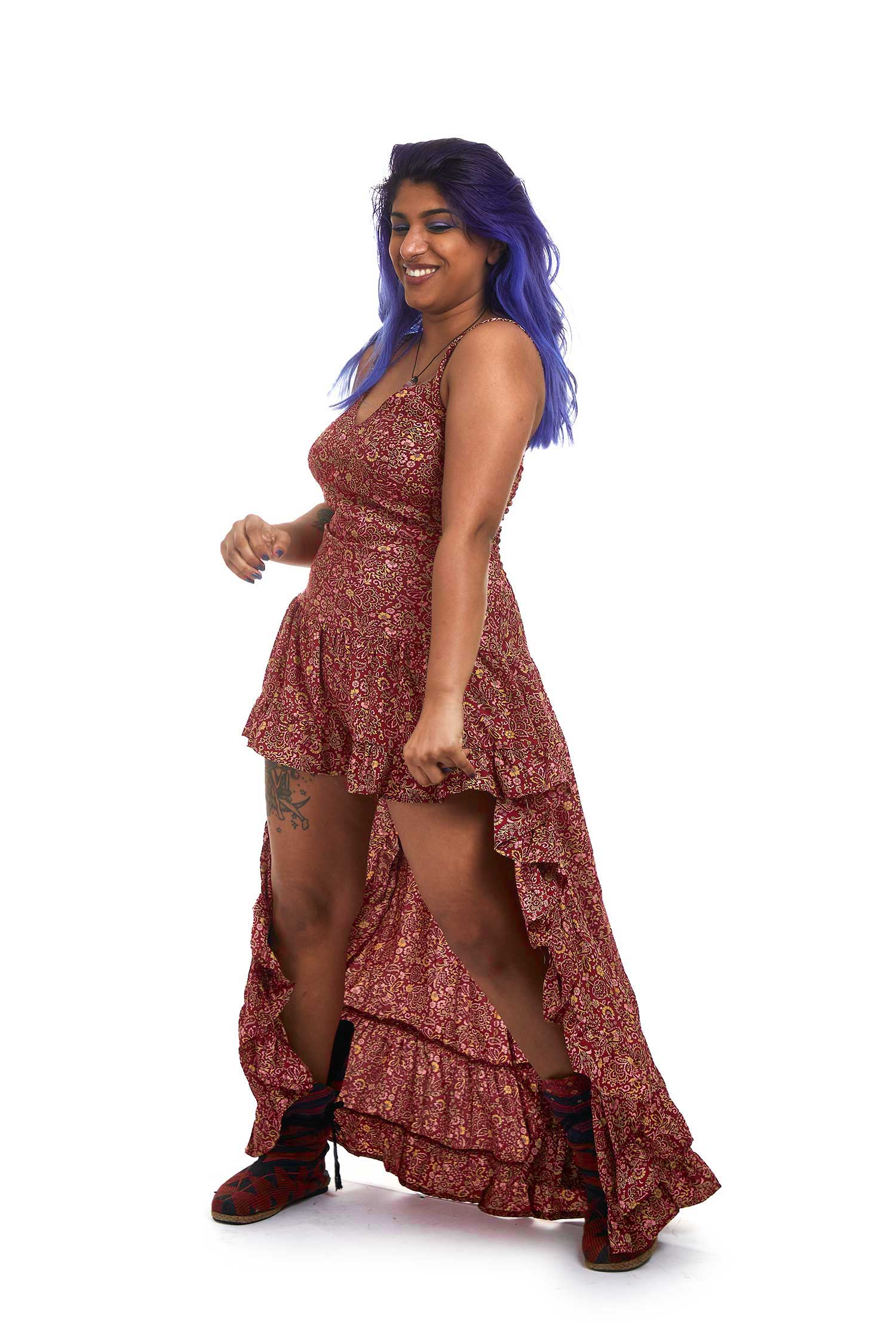 High Low Gypsy Boho Dress - New Nani Dress SF (MESSFND2) by Altshop UK