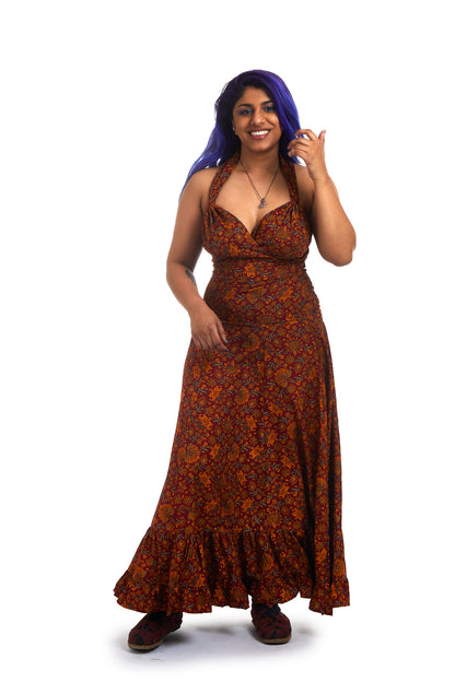 Bohemian Hippy Long Maxi Summer Dress - Onani Dress (MENDM41) by Altshop UK