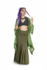 Ibiza Wrap Jacket, pagan Gypsy boho kimono vintage-style hippy top in Green - Lace wrap (DBANLA) by Altshop UK