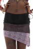 Asymmetrical Psy Layer Skirt in Purple Mix - Layer Mini Skirt (DEVLMINI) by Altshop UK