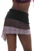 Asymmetrical Psy Layer Skirt in Purple Mix - Layer Mini Skirt (DEVLMINI) by Altshop UK