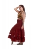 Long Boho Gypsy Queen Skirt in Red - Bobbin Skirt (ROKBOBS) by Altshop UK