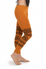 Mandala Print Leggings in Orange - Mandala Leggings (ROKMNLG) by Altshop UK