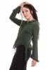 Psy Trance Pixie Top, Elven Top, Cosplay Clothing in Green - Marla Top (WTP1071) by Altshop UK