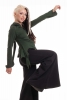 Psy Trance Pixie Top, Elven Top, Cosplay Clothing in Green - Marla Top (WTP1071) by Altshop UK