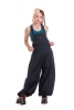 Dungarees for Women, Bohemian Utilitarian Jumpsuit in Black - Hadlee Jumpsuit (WTR5144) by Altshop UK