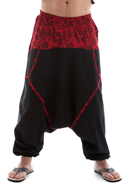 Hippy Ali Baba Trousers, unisex harem boho festival pants | Altshop UK