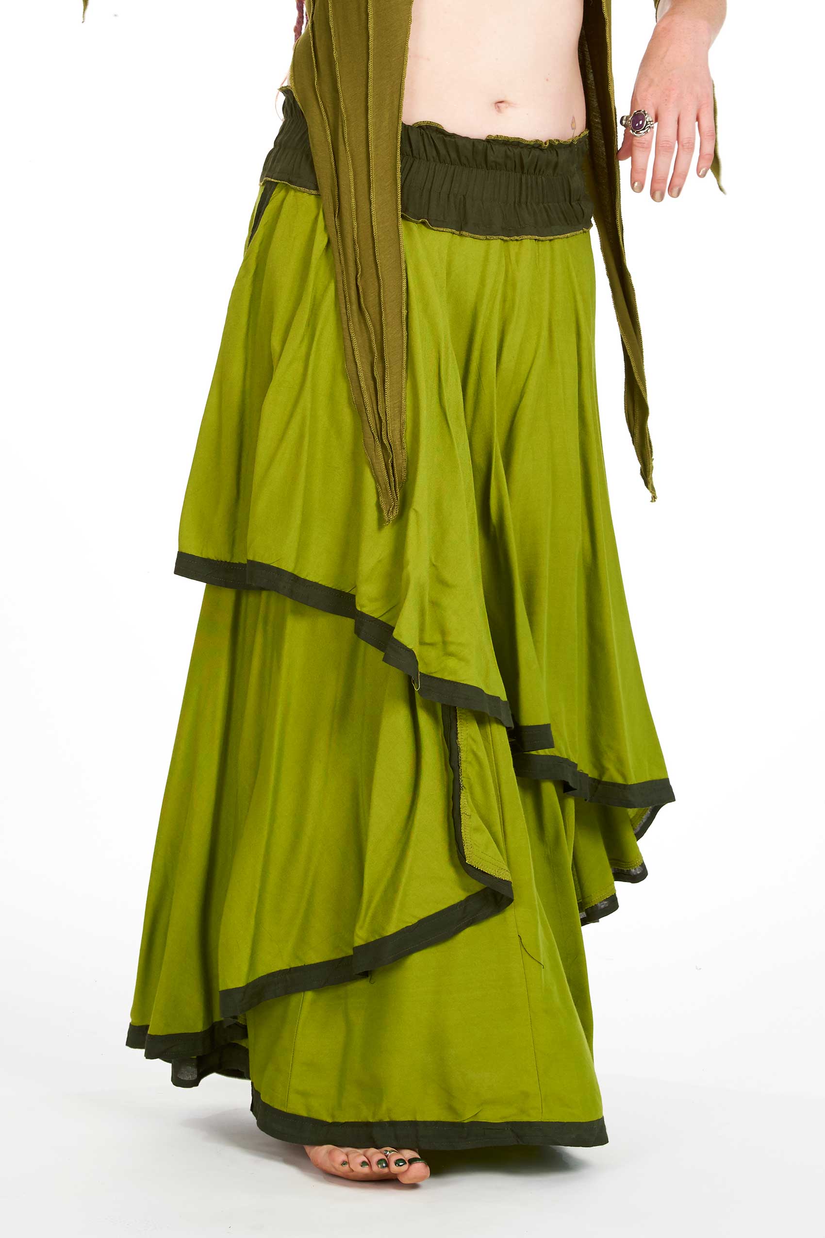Hippy Flow Skirt, long boho skirt, bohemian gypsy skirt | Altshop UK