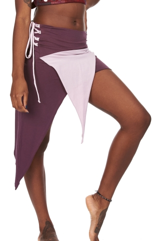 Organic Cotton Trance Pixie Skirt in Light Pink/ Purple - Esme Skirt (TSK248) by Altshop UK