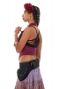 Sturdy Festival Pocket Belt with Lace and Studs in Black - Lace Belt (AYALACE) by Altshop UK