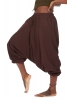 Fleece Lined Ali Baba Trousers in Brown - Shyama Fleece Ali Babas (BHIMFLA) by Altshop UK