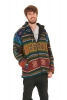 Hand-Woven Wool Hoodie, men’s winter hippy jacket (One) - Yathra Jacket (BHIMYAT) by Altshop UK