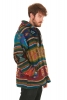 Hand-Woven Wool Hoodie, men’s winter hippy jacket (One) - Yathra Jacket (BHIMYAT) by Altshop UK