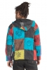 Mens Hippy Jacket, Patchwork Hippie Jacket in Bright - BTC Patch Jacket (BTCPATCH) by Altshop UK