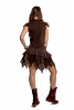 Elfin Fairy Skirt, faery pixie skirt, Goa psy trance skirt - Brown