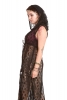 Boho Lace Pixie Overlay Dress in Black - Lace Fae Dress (DB182282) by Altshop UK
