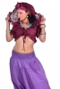 Lace Bolero, Gypsy Crop Top, Lace Hooded Top in Pink - Andalucia Top (DBANDA) by Altshop UK