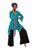 Women's Boho Summer Kimono, Floaty Festival Top in Turquoise - Silk Wrap (DBANSI) by Altshop UK